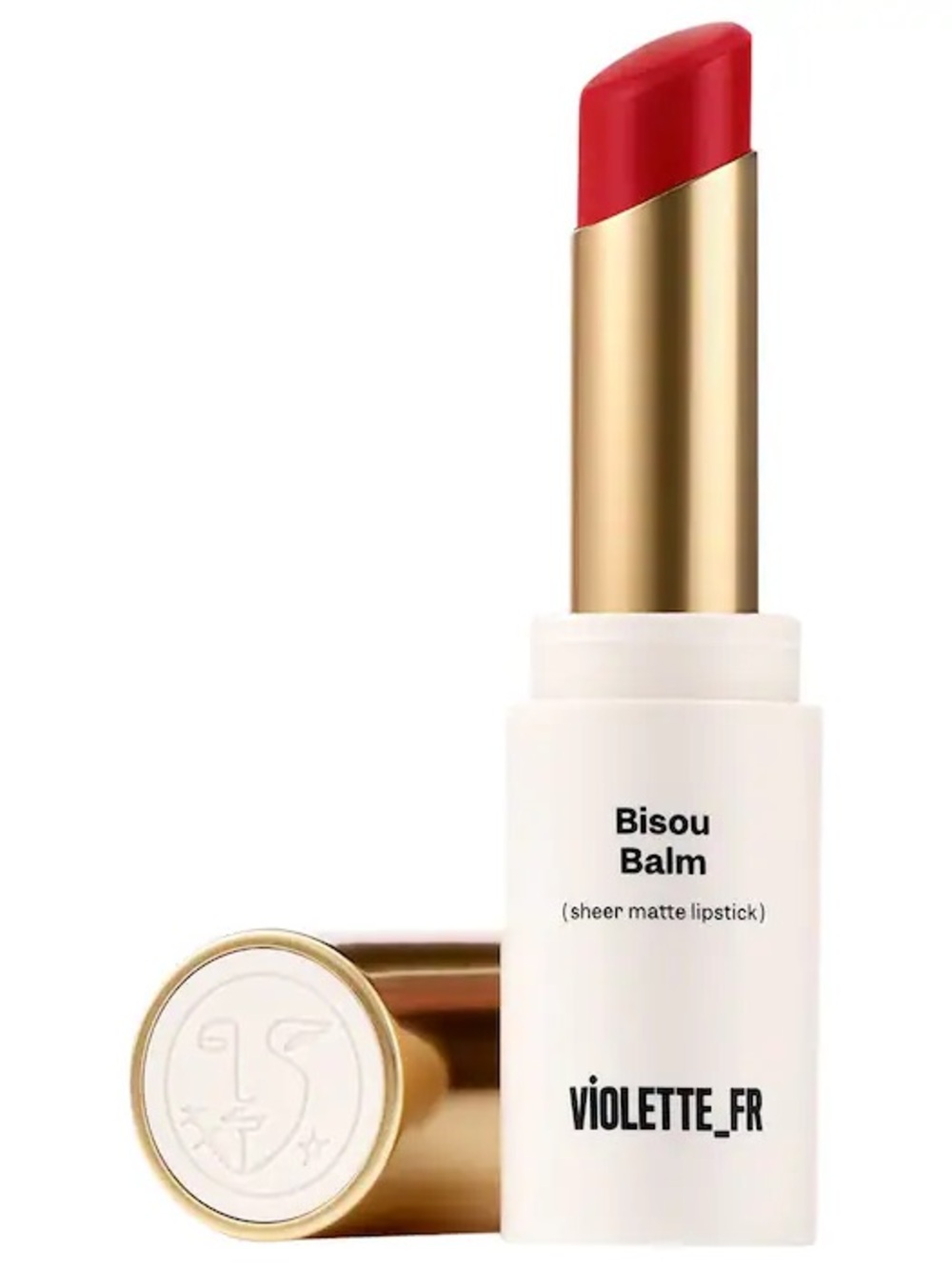 VIOLETTE_FR Bisou Balm Sheer Matte Lipstick Amour Fou